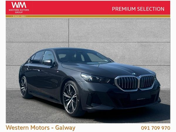 BMW 5-Series Saloon, Petrol Hybrid, 2024, Grey