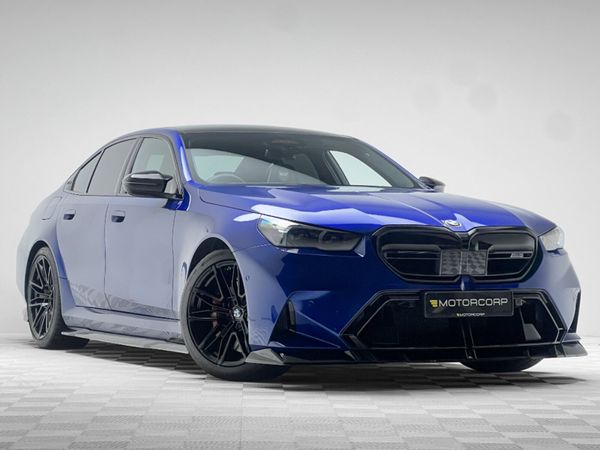 BMW M5 Saloon, Petrol Plug-in Hybrid, 2025, Blue