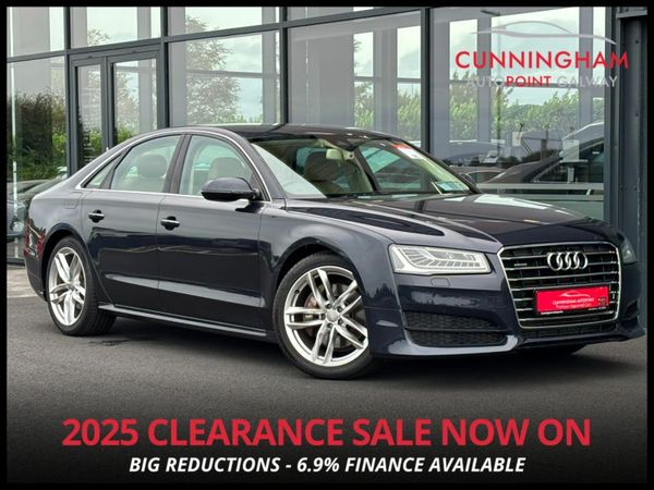Audi A8 Saloon, Diesel, 2016, Blue