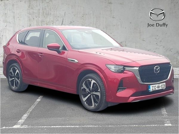Mazda CX-60 SUV, Petrol Plug-in Hybrid, 2023, Red