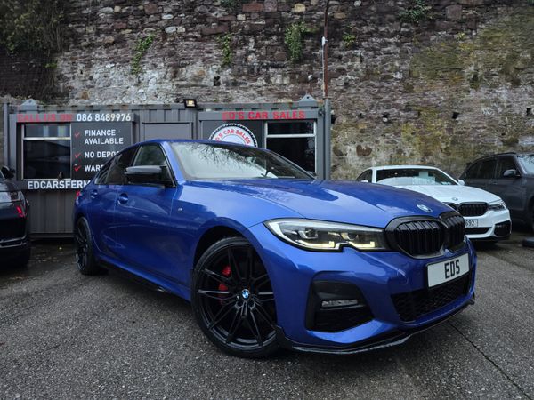 BMW 3-Series Saloon, Petrol Hybrid, 2019, Blue