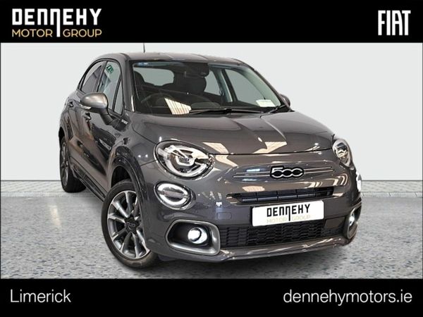 Fiat 500X SUV, Petrol Hybrid, 2024, Grey