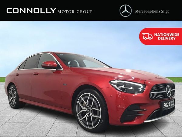 Mercedes-Benz E-Class Saloon, Diesel Plug-in Hybrid, 2021, Red