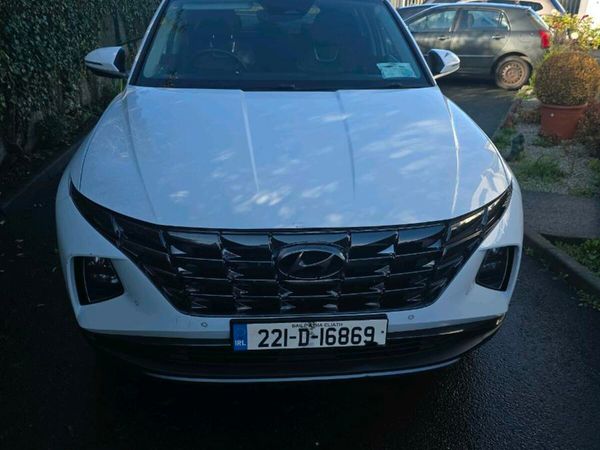 Hyundai Tucson SUV, Petrol Hybrid, 2022, White