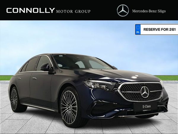 Mercedes-Benz E-Class Saloon, Diesel Plug-in Hybrid, 2026, Blue