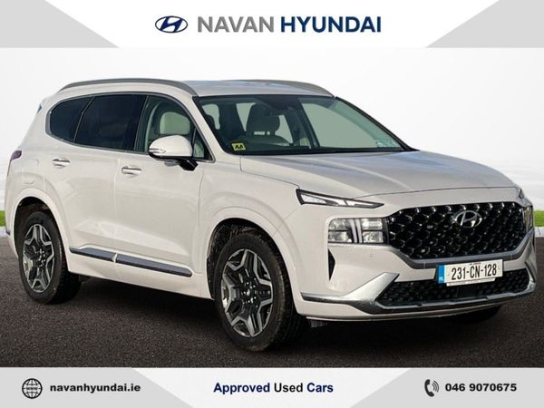 Hyundai Santa Fe SUV, Petrol Plug-in Hybrid, 2023, White