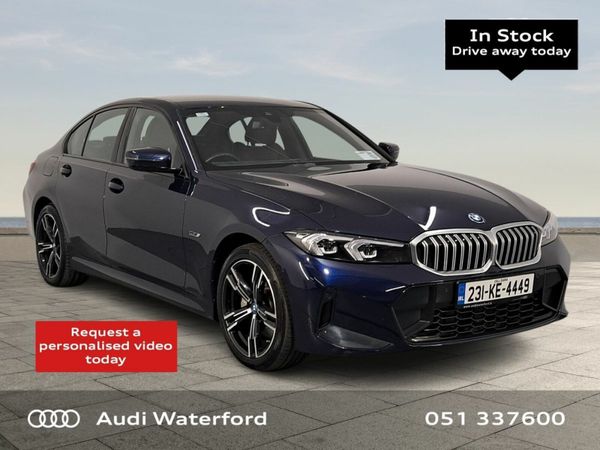 BMW 3-Series Saloon, Petrol Plug-in Hybrid, 2023, Blue