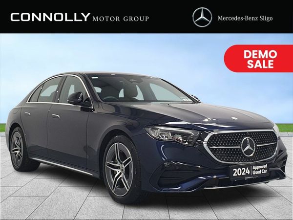 Mercedes-Benz E-Class Saloon, Diesel Hybrid, 2024, Blue