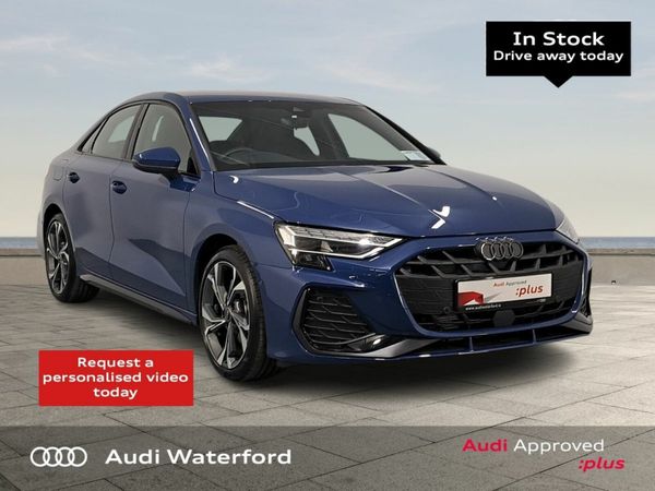 Audi A3 Saloon, Petrol, 2025, Blue