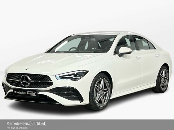 Mercedes-Benz CLA Saloon, Petrol Hybrid, 2024, White