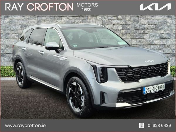 Kia Sorento SUV, Petrol Plug-in Hybrid, 2025, Grey