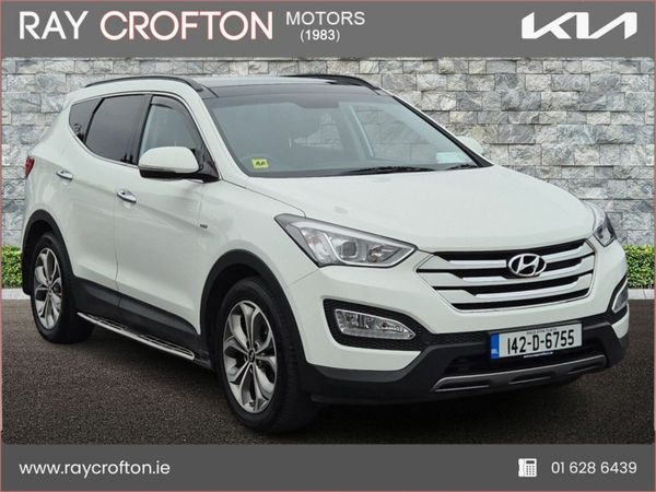 Hyundai Santa Fe SUV, Diesel, 2014, White