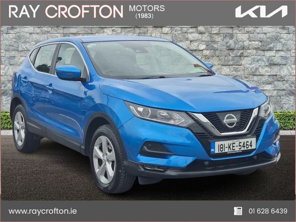 Nissan Qashqai Hatchback, Petrol, 2018, Blue