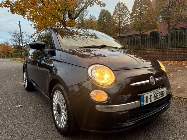 Fiat 500 Hatchback, Petrol, 2011, Blue