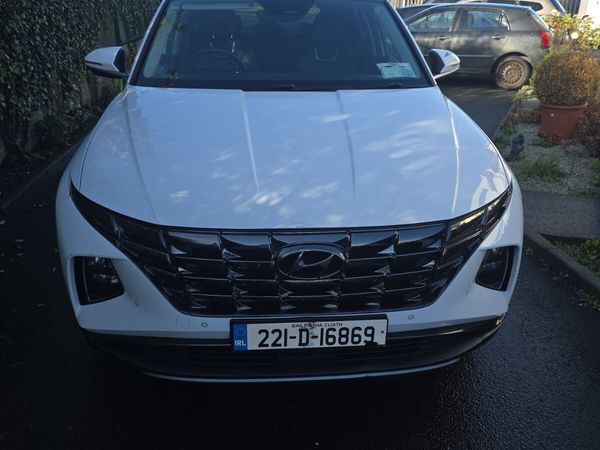 Hyundai Tucson SUV, Petrol Hybrid, 2022, White