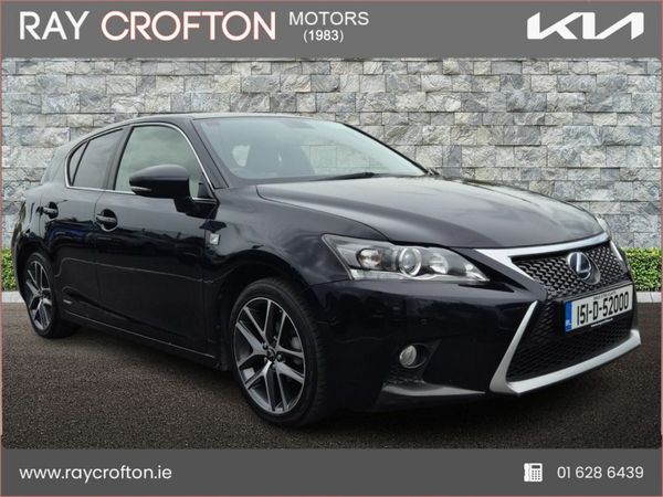 Lexus CT Hatchback, Petrol Hybrid, 2015, Black