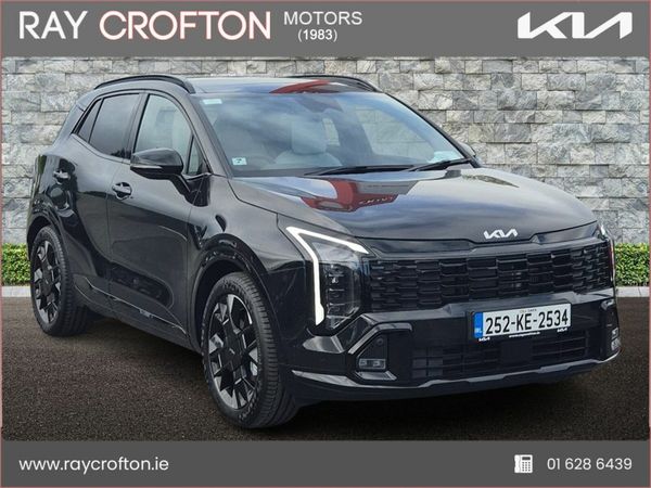 Kia Sportage SUV, Diesel Hybrid, 2025, Black