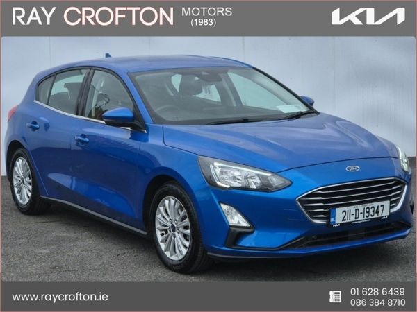 Ford Focus Hatchback, Petrol Hybrid, 2021, Blue