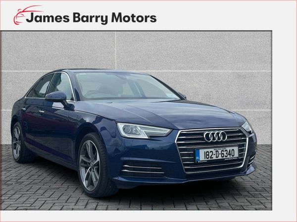 Audi A4 Saloon, Petrol, 2018, Blue