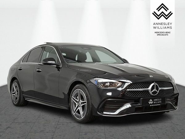 Mercedes-Benz C-Class Saloon, Petrol Plug-in Hybrid, 2025, Black