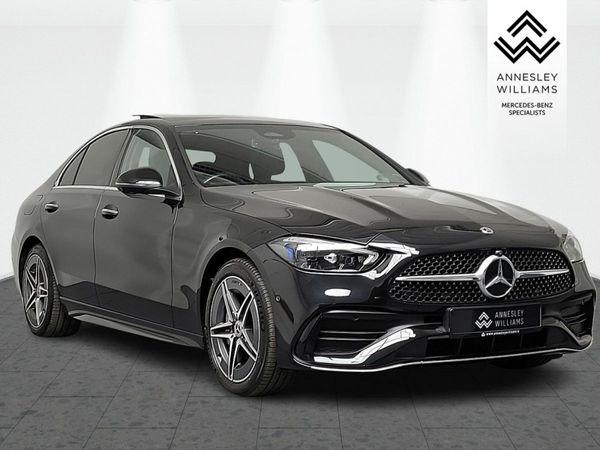 Mercedes-Benz C-Class Saloon, Petrol Plug-in Hybrid, 2024, Black