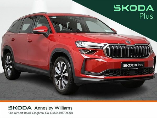 Skoda Kodiaq SUV, Petrol Hybrid, 2025, Red