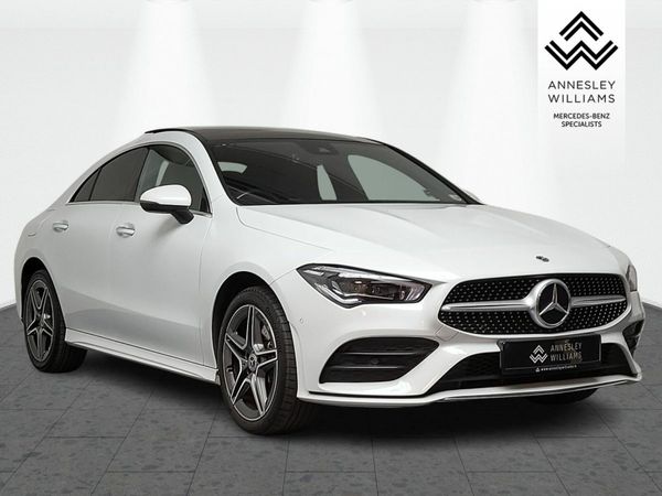Mercedes-Benz CLA Coupe, Petrol Plug-in Hybrid, 2023, White
