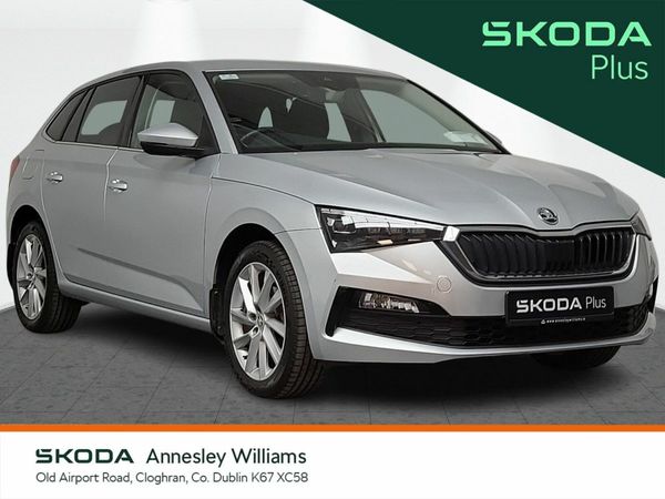 Skoda Scala Hatchback, Petrol, 2022, Silver