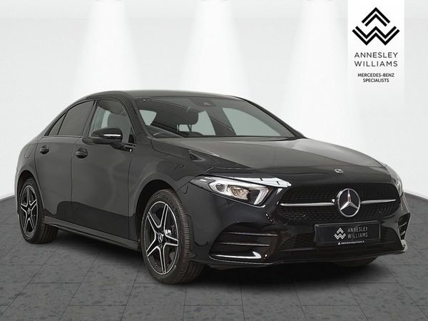 Mercedes-Benz A-Class Saloon, Petrol Plug-in Hybrid, 2022, Black