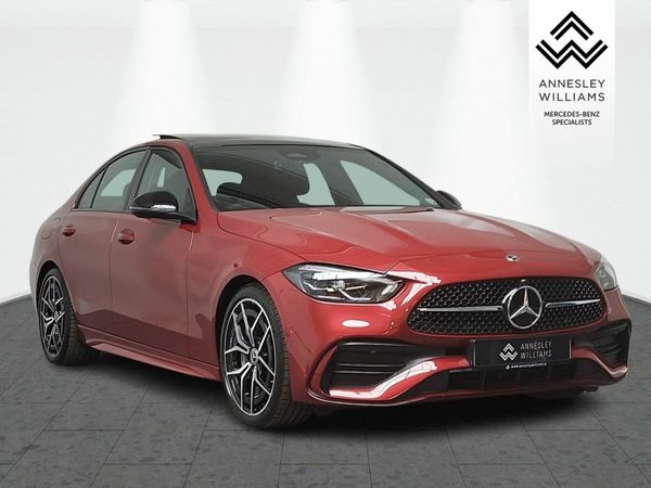 Mercedes-Benz C-Class Saloon, Diesel, 2025, Red