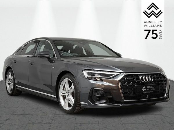Audi A8 Saloon, Petrol Plug-in Hybrid, 2024, Grey