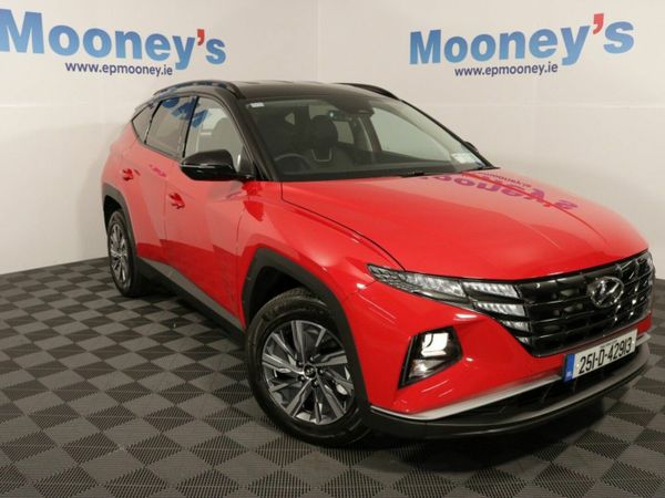 Hyundai Tucson SUV, Petrol Hybrid, 2025, Red