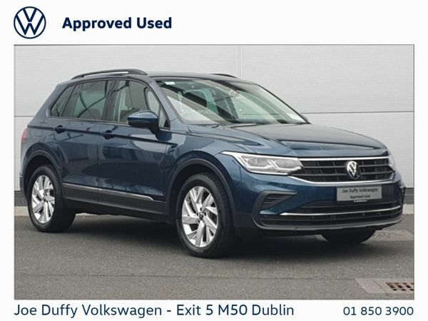 Volkswagen Tiguan SUV, Petrol Plug-in Hybrid, 2022, Blue