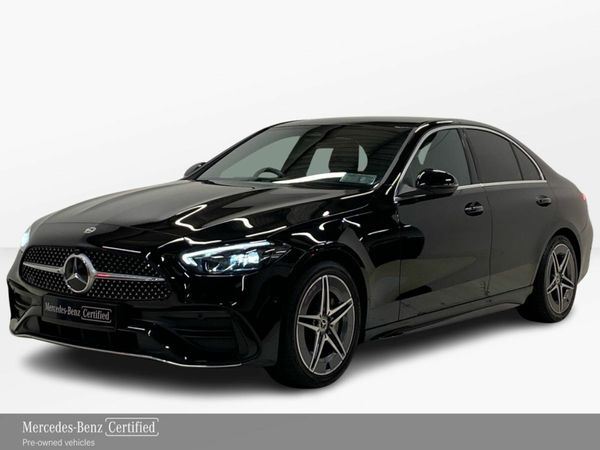 Mercedes-Benz C-Class Saloon, Petrol Plug-in Hybrid, 2023, Black