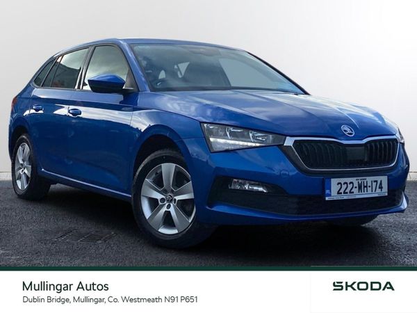 Skoda Scala Hatchback, Petrol, 2022, Blue