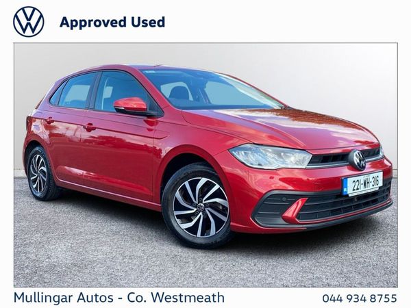 Volkswagen Polo Hatchback, Petrol, 2022, Red