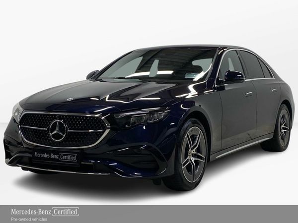 Mercedes-Benz E-Class Saloon, Diesel Plug-in Hybrid, 2024, Blue
