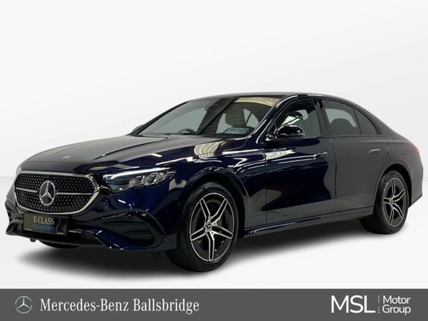 Mercedes-Benz E-Class Saloon, Petrol Plug-in Hybrid, 2025, Blue