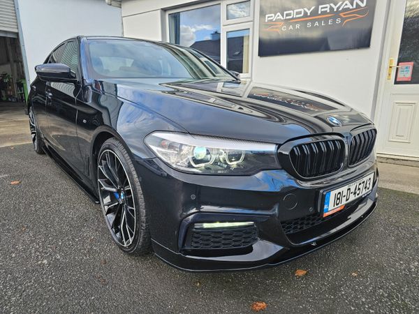 BMW 5-Series Saloon, Diesel, 2018, Black
