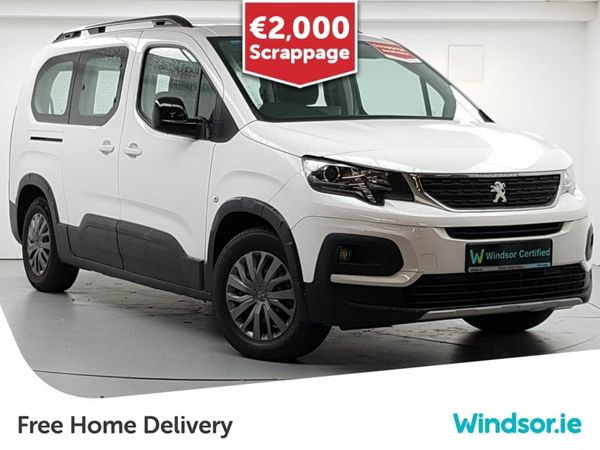 Peugeot Rifter MPV, Electric, 2023, White