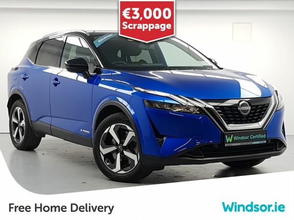 Nissan Qashqai MPV, Petrol Hybrid, 2023, Blue