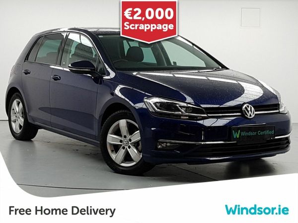 Volkswagen Golf Hatchback, Petrol, 2018, Blue