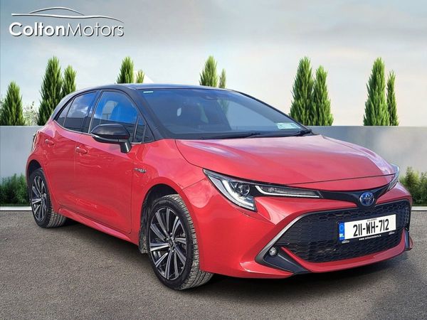 Toyota Corolla Hatchback, Petrol Hybrid, 2021, Red