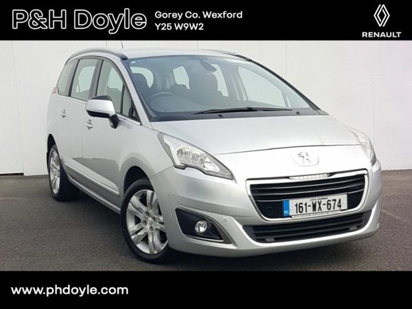 Peugeot 5008 MPV, Diesel, 2016, Grey