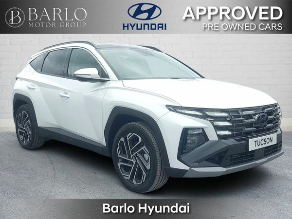 Hyundai Tucson SUV, Petrol Plug-in Hybrid, 2026, White