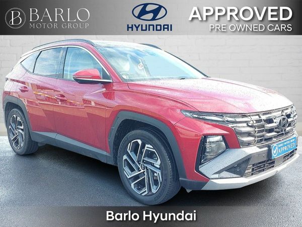 Hyundai Tucson SUV, Petrol Plug-in Hybrid, 2025, Red