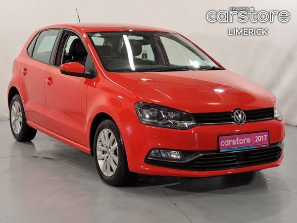 Volkswagen Polo Hatchback, Petrol, 2017, Red