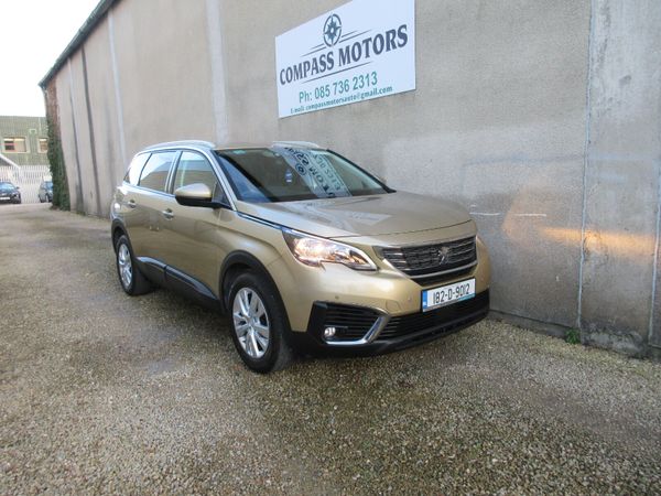 Peugeot 5008 MPV, Diesel, 2018, Yellow