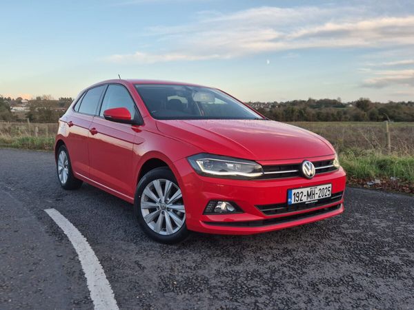 Volkswagen Polo Hatchback, Petrol, 2019, Red