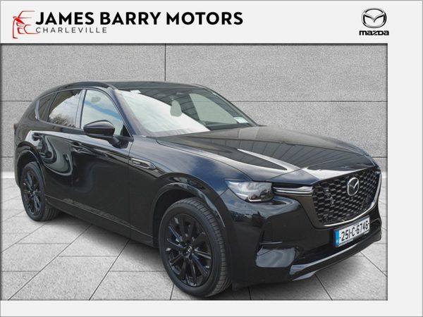Mazda CX-60 SUV, Petrol Plug-in Hybrid, 2025, Black
